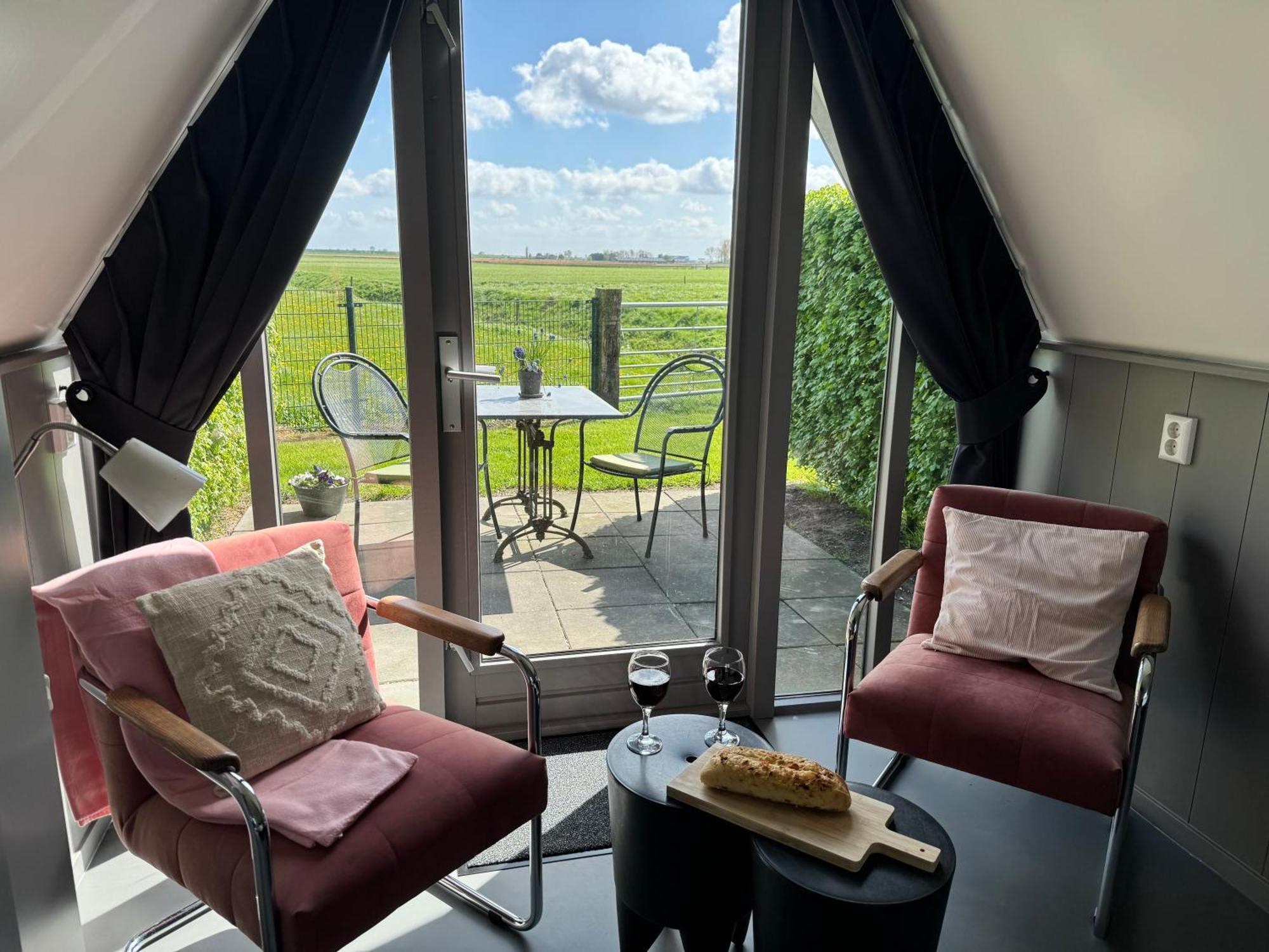Hotelhuisjes Andijk Bagian luar foto